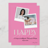 Laat mama weten dat je om haar geeft: Gepersonalis Feestdagenkaart (Voorkant / Achterkant)