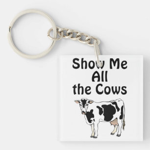 Laat Me Alle Koeien Sleutelhanger