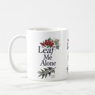 Laat Me Alleen Botanische Natuur Design Vintage Koffiemok