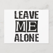 Laat me alleen briefkaart (Voorkant)