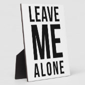 Laat me alleen fotoplaat (Zijkant)