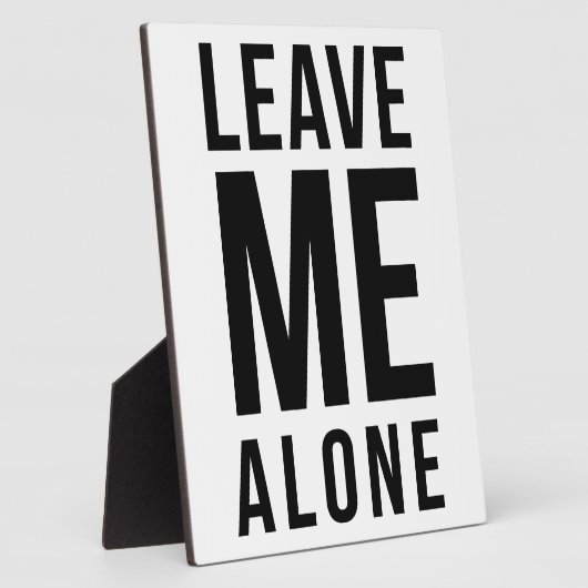 Laat me alleen fotoplaat (Zijkant)