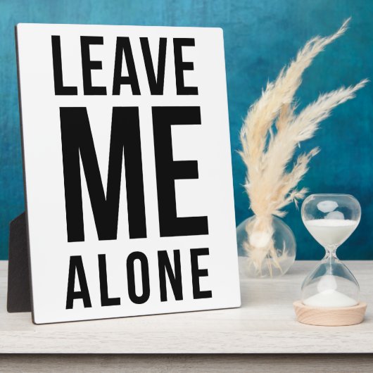 Laat me alleen fotoplaat (Zijkant)