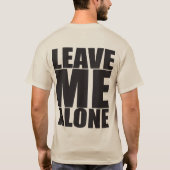 Laat me alleen - Gym Shirt (Achterkant)