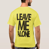 Laat me alleen - Gym Shirt (Achterkant)
