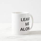 Laat me alleen koffie Mok (Voorkant rechts)