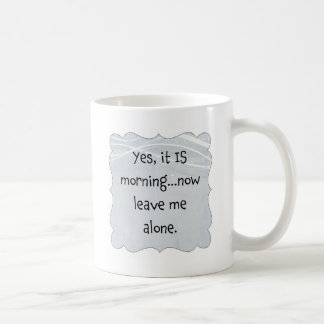 Laat me alleen koffiemok