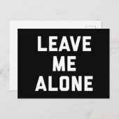 Laat me alleen maar grappny Quote. Briefkaart (Voorkant / Achterkant)