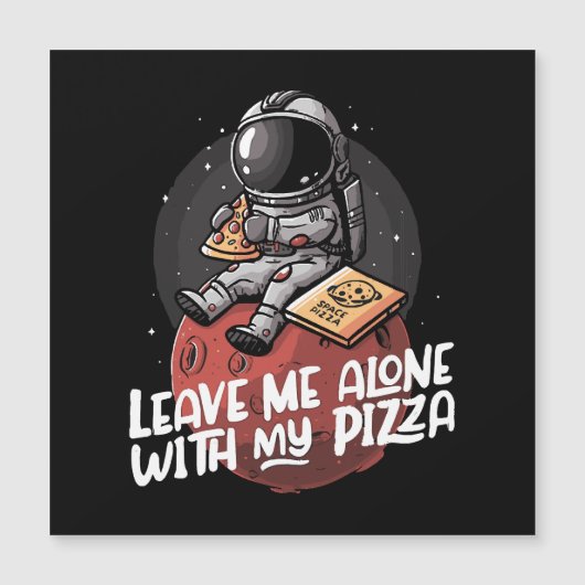Laat Me Alleen Met Mijn Pizza (Voorkant)