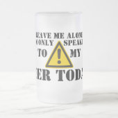 Laat me alleen - Mok met bruine bier (Center)