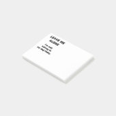 Laat me alleen post-it® notes (Schuin)