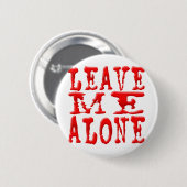 Laat me alleen ronde button 5,7 cm (Voorkant /achterkant)