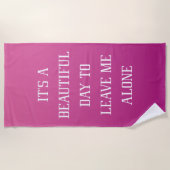 Laat me alleen strandlaken (Voorkant)