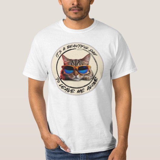 Laat me alleen t-shirt (Voorkant)