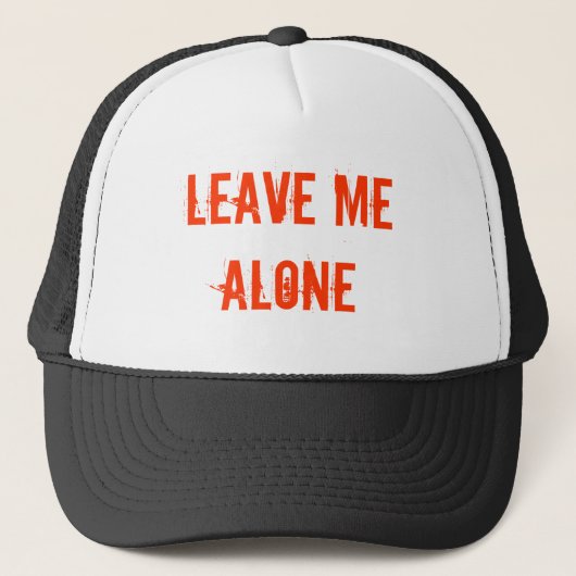 Laat me alleen trucker pet (Voorkant)