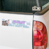 Laat me alsjeblieft samenvoegen voordat ik begin t bumpersticker (Op Truck)