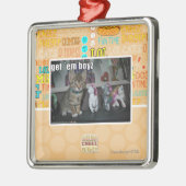 Laat me boyz metalen ornament (Links)