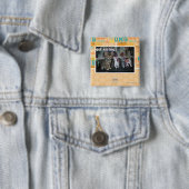 Laat me boyz vierkante button 5,1 cm (In situ)