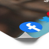 Laat me briefkaart voor de verkoop van onroerend g poster (Hoek)