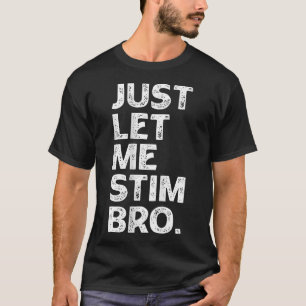 Laat me Bro Autism Awareness Kinder jongens prikke T-shirt
