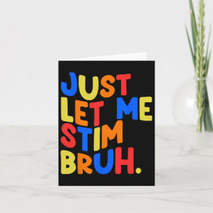 Laat me Bro Boys Kinder Autisme Bewustzijn Stimmen Kaart