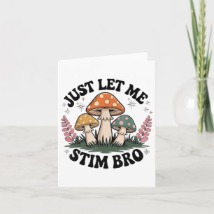 Laat me Bro Groovy autisme bewustzijn autisme prik Kaart