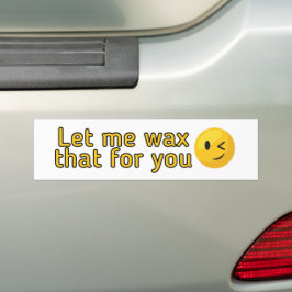 Laat me dat voor je doen bumpersticker
