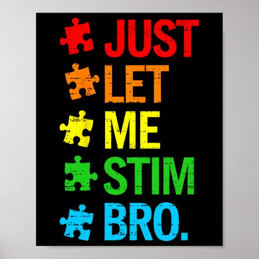 Laat me de geboorte van autisme bewustzijn stimule poster (Voorkant)
