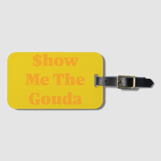 Laat Me De Gouda zien Bagagelabel (Voorkant (horizontaal))