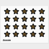 Laat Me De Gouda zien Ster Sticker (Vel)