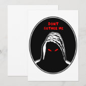 Laat me de ideeënillustratie niet lastig vallen notitiekaartje (Voorkant / Achterkant)