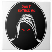 Laat me de ideeënillustratie niet lastig vallen tegeltje (Voorkant)