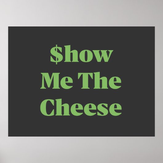 Laat Me De Kaas Zien Poster (Voorkant)