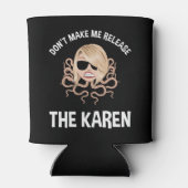 Laat me de Karen niet vrijlaten Blikjeskoeler (Achterkant)