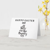 LAAT ME DE KONIJN/KONIJNENSPRONG ZIEN **PRETIG PAS KAART (Gele Bloem)