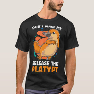 Laat Me De Platy Loves Duck Bille Niet Vrij T-shirt