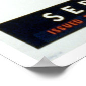 Laat me de Talking doen! Serve in Stilte - WPA Poster (Hoek)