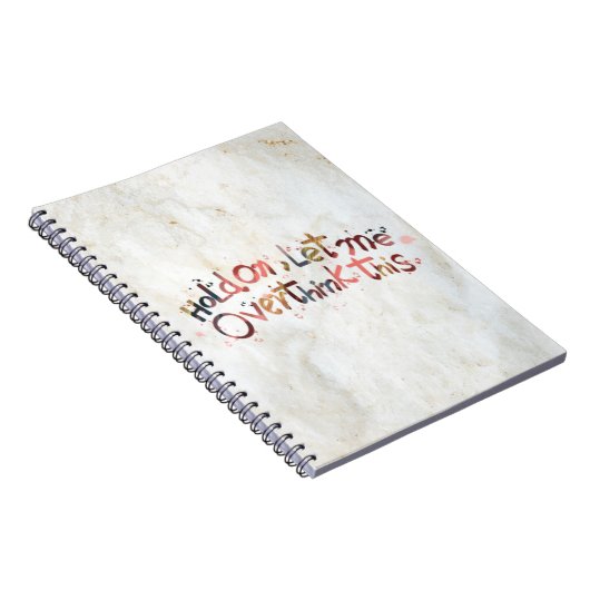 Laat me deze planoire citaat overdenken notitieboek (Rechterzijde)