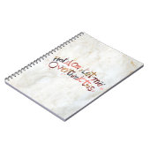 Laat me deze planoire citaat overdenken notitieboek (Linkerzijde)