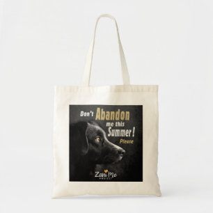 Laat me deze zomer niet in de steek - Hondenbesche Tote Bag