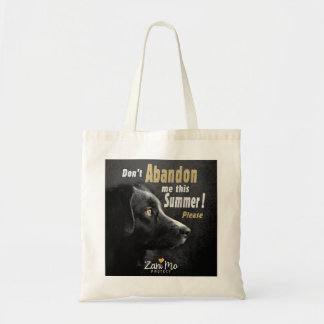 Laat me deze zomer niet in de steek - Hondenbesche Tote Bag