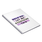 laat me dit ontwerp overdenken notitieboek (Rechterzijde)