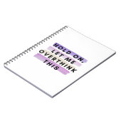 laat me dit ontwerp overdenken notitieboek (Linkerzijde)