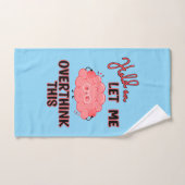 Laat me dit overdenken bad handdoek (Handdoek)