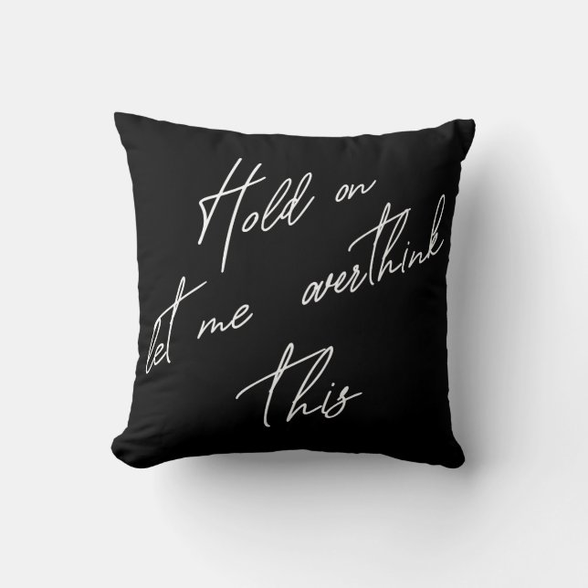 Laat me dit overdenken kussen (Voorkant)