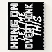 Laat me dit overdenken. notitieboek (Achterkant)