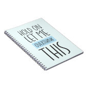 Laat me dit overdenken notitieboek (Rechterzijde)