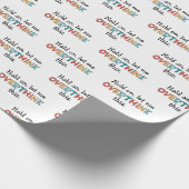 Laat me dit schimmelspel achterover denken cadeaupapier (Hoek)