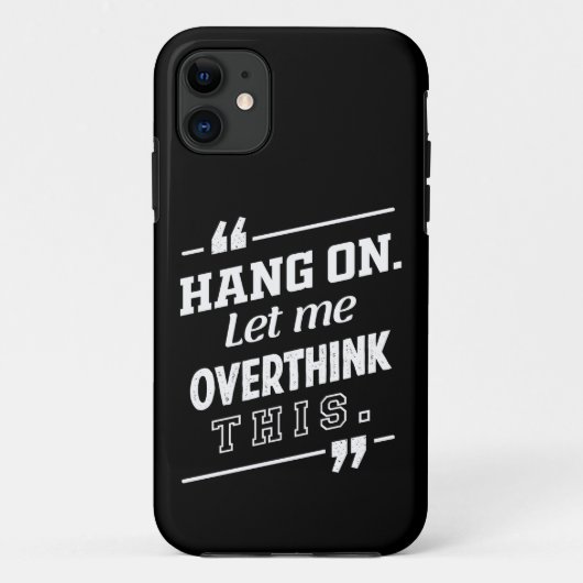 Laat me dit zwart overdenken Case-Mate iPhone case (Achterkant)