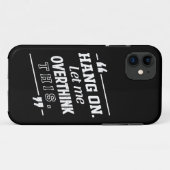 Laat me dit zwart overdenken Case-Mate iPhone case (Achterkant (horizontaal))